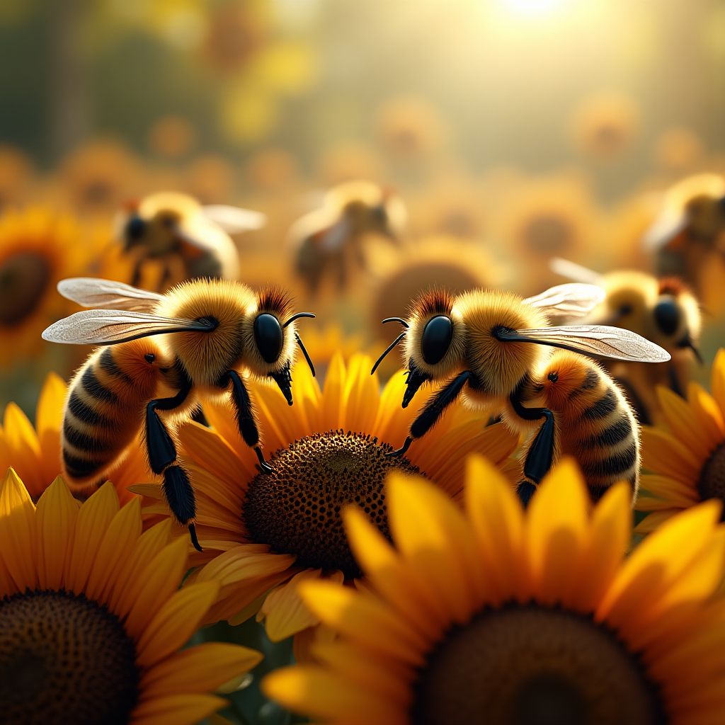 Honeybee illustration